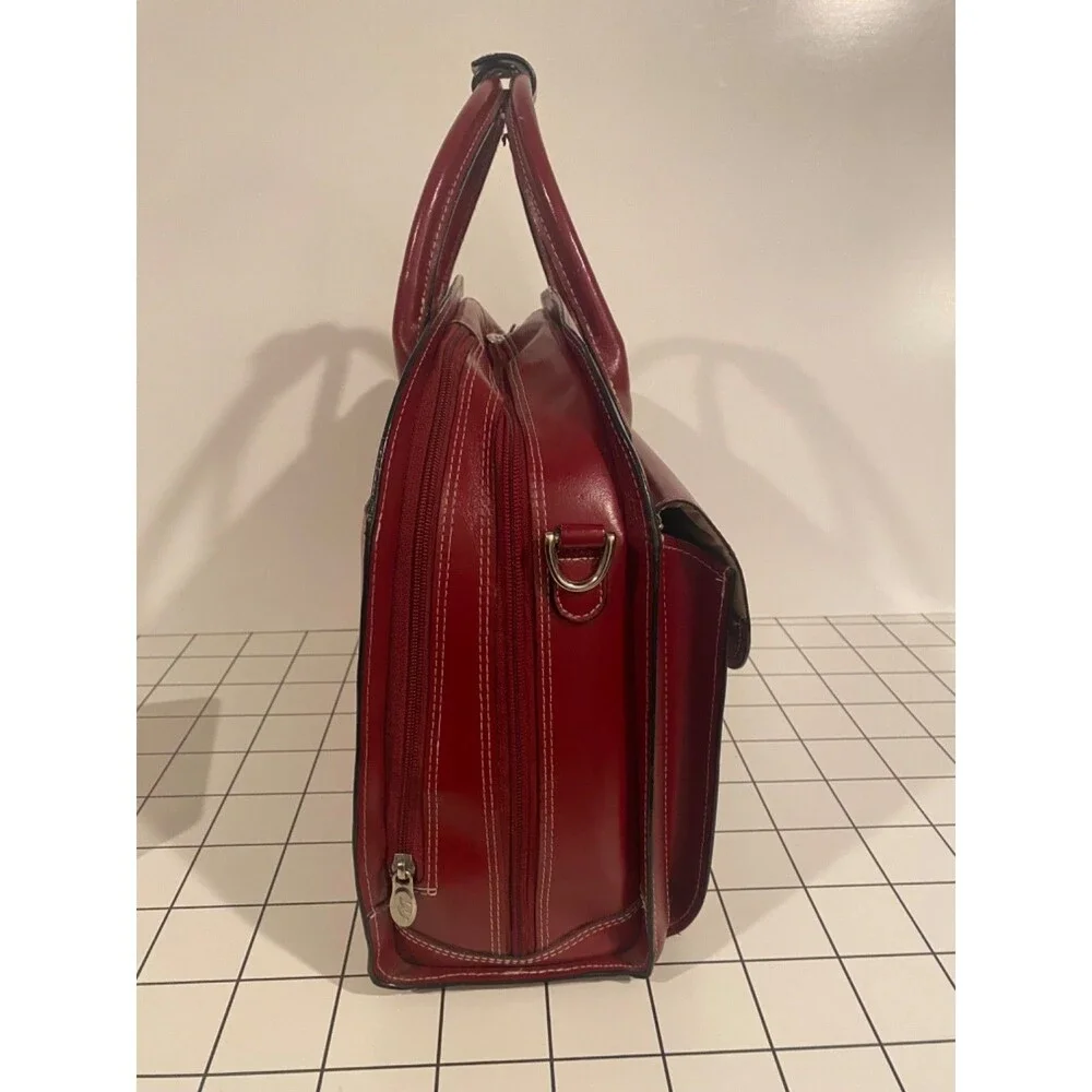 McKlein Glen Ellyn Red Leather 15